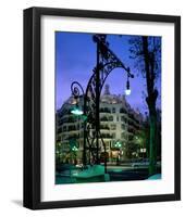 Casa Mila La Pedrera Barcelona-null-Framed Art Print