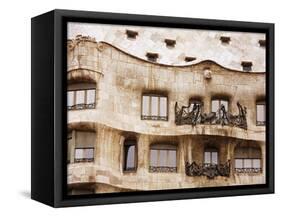 Casa Mila (La Pedrera) By Gaudi, UNESCO World Heritage Site, Barcelona, Catalonia, Spain, Europe-Richard Cummins-Framed Stretched Canvas