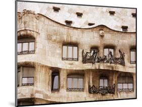 Casa Mila (La Pedrera) By Gaudi, UNESCO World Heritage Site, Barcelona, Catalonia, Spain, Europe-Richard Cummins-Mounted Photographic Print