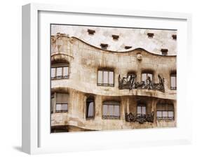 Casa Mila (La Pedrera) By Gaudi, UNESCO World Heritage Site, Barcelona, Catalonia, Spain, Europe-Richard Cummins-Framed Photographic Print