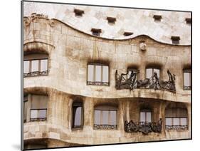 Casa Mila (La Pedrera) By Gaudi, UNESCO World Heritage Site, Barcelona, Catalonia, Spain, Europe-Richard Cummins-Mounted Photographic Print