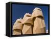 Casa Mila, UNESCO World Heritage Site, Barcelona, Catalonia, Spain, Europe-Ben Pipe-Framed Stretched Canvas