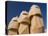 Casa Mila, UNESCO World Heritage Site, Barcelona, Catalonia, Spain, Europe-Ben Pipe-Stretched Canvas