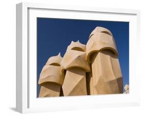 Casa Mila, UNESCO World Heritage Site, Barcelona, Catalonia, Spain, Europe-Ben Pipe-Framed Photographic Print