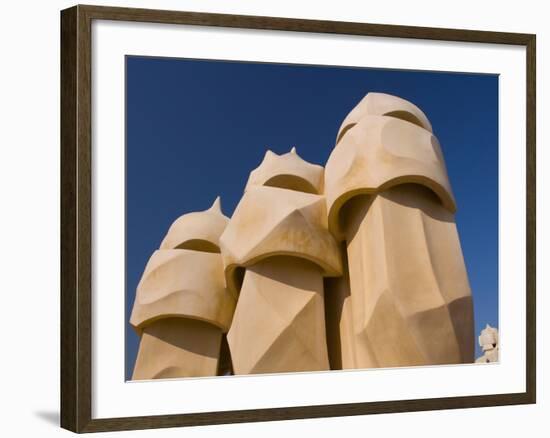 Casa Mila, UNESCO World Heritage Site, Barcelona, Catalonia, Spain, Europe-Ben Pipe-Framed Photographic Print