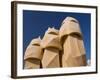 Casa Mila, UNESCO World Heritage Site, Barcelona, Catalonia, Spain, Europe-Ben Pipe-Framed Photographic Print