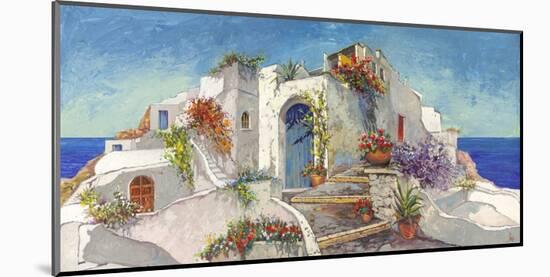 Casa nelle Cicladi-Luigi Florio-Mounted Art Print