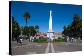 Casa Rosada (Pink House) (Casa De Gobierno) (Government House)-Michael Runkel-Stretched Canvas