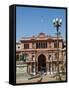 Casa Rosada Where Juan Peron Appeared on This Central Balcony, Plaza De Mayo-Robert Harding-Framed Stretched Canvas