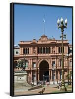 Casa Rosada Where Juan Peron Appeared on This Central Balcony, Plaza De Mayo-Robert Harding-Framed Photographic Print