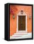 Casa With Bougainvillea, San Miguel, Guanajuato State, Mexico-Julie Eggers-Framed Stretched Canvas