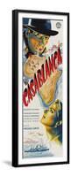 Casablanca, Czech Movie Poster, 1942-null-Framed Premium Giclee Print