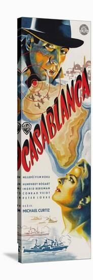 Casablanca, Czech Movie Poster, 1942-null-Stretched Canvas
