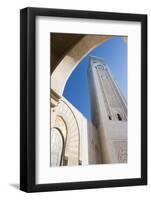 Casablanca, Morocco Exterior, Famous Hassan II Mosque-Bill Bachmann-Framed Photographic Print