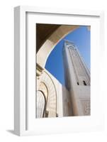 Casablanca, Morocco Exterior, Famous Hassan II Mosque-Bill Bachmann-Framed Photographic Print