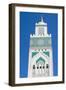 Casablanca, Morocco, Exterior Steeple Famous Hassan II Mosque-Bill Bachmann-Framed Premium Photographic Print