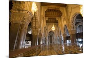 Casablanca, Morocco Interior Famous Hassan II Mosque-Bill Bachmann-Mounted Premium Photographic Print