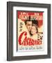 Casablanca - Starring Humphrey Bogart, Ingrid Bergman-Pacifica Island Art-Framed Art Print