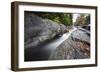 Casacading Creek, White Mountains, NH-George Oze-Framed Photographic Print