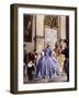 Casanova Kisses the Hand of a Russian Aristocrat-Auguste Leroux-Framed Art Print