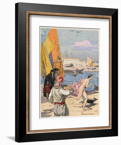 Casanova, Leroux, Bonafede-Auguste Leroux-Framed Art Print