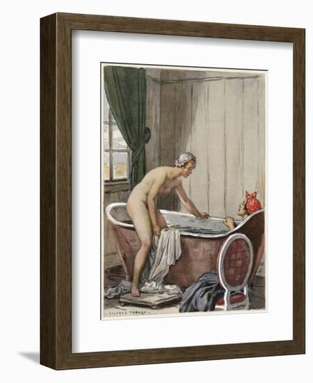 Casanova,Leroux, Swiss Md-Auguste Leroux-Framed Art Print