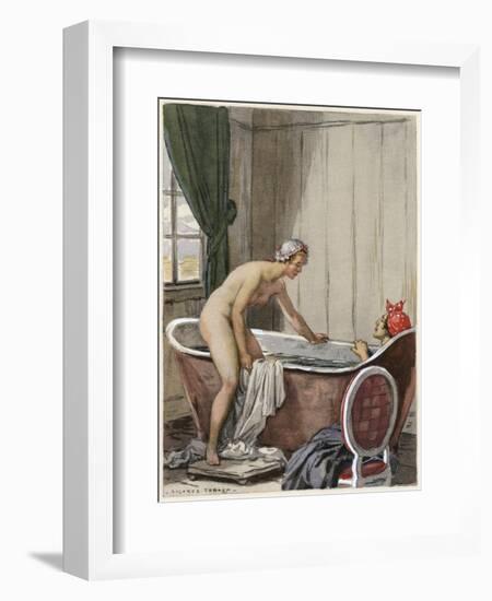 Casanova,Leroux, Swiss Md-Auguste Leroux-Framed Art Print