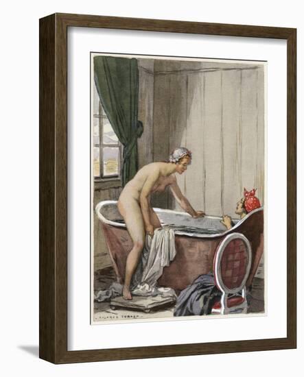 Casanova,Leroux, Swiss Md-Auguste Leroux-Framed Art Print