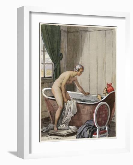 Casanova,Leroux, Swiss Md-Auguste Leroux-Framed Art Print