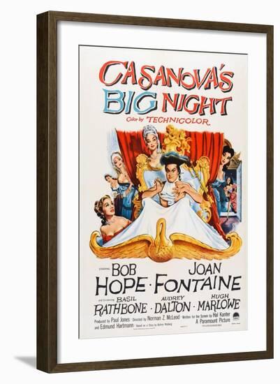 Casanova's Big Night, 1954-null-Framed Art Print