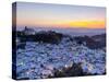 Casares at Sunset, Casares, Malaga Province, Andalusia, Spain-Doug Pearson-Stretched Canvas