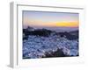 Casares at Sunset, Casares, Malaga Province, Andalusia, Spain-Doug Pearson-Framed Photographic Print