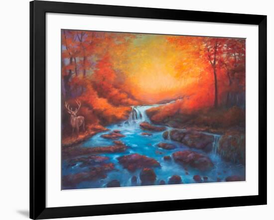 Cascade, 2017,-Lee Campbell-Framed Giclee Print