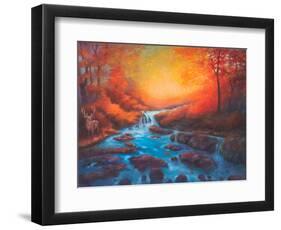 Cascade, 2017,-Lee Campbell-Framed Premium Giclee Print