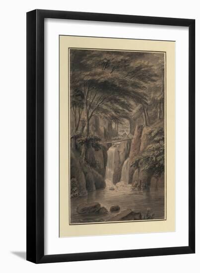 Cascade at Sir Michael Fleming's, 1780-Coplestone Warre Bampfylde-Framed Giclee Print