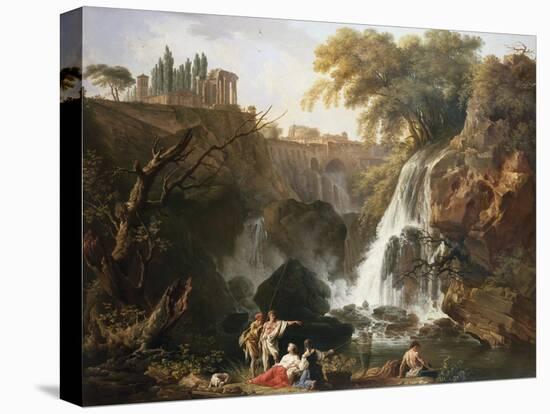 Cascade at Tivoli, Italy-Claude Joseph Vernet-Stretched Canvas