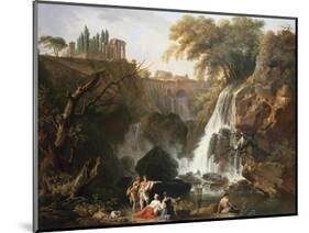 Cascade at Tivoli, Italy-Claude Joseph Vernet-Mounted Premium Giclee Print