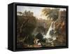 Cascade at Tivoli, Italy-Claude Joseph Vernet-Framed Stretched Canvas