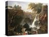 Cascade at Tivoli, Italy-Claude Joseph Vernet-Stretched Canvas