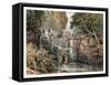 Cascade at Virginia Water, 1880-F Jones-Framed Stretched Canvas