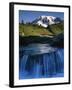 Cascade below Mt. Rainier, Mt. Rainier National Park, Washington, USA-Charles Gurche-Framed Premium Photographic Print