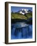 Cascade below Mt. Rainier, Mt. Rainier National Park, Washington, USA-Charles Gurche-Framed Photographic Print