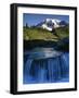 Cascade below Mt. Rainier, Mt. Rainier National Park, Washington, USA-Charles Gurche-Framed Photographic Print