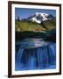 Cascade below Mt. Rainier, Mt. Rainier National Park, Washington, USA-Charles Gurche-Framed Photographic Print