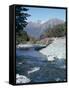 Cascade Creek and Stuart Mountains, South Island, New Zealand-Ian Griffiths-Framed Stretched Canvas