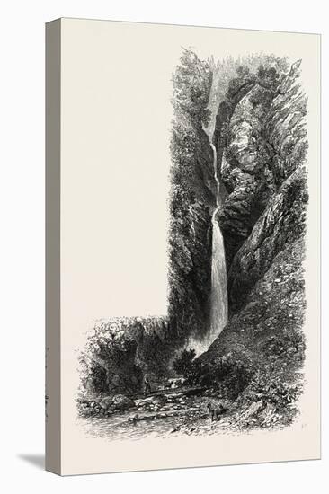Cascade D'Enfer, the Pyrenees, France, 19th Century-null-Stretched Canvas