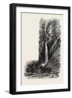 Cascade D'Enfer, the Pyrenees, France, 19th Century-null-Framed Giclee Print