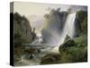Cascade de Tivoli-Jean Charles Joseph Rémond-Stretched Canvas