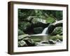 Cascade, Great Smoky Mountains National Park, Unesco World Heritage Site, Tennessee, USA-James Hager-Framed Photographic Print