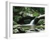 Cascade, Great Smoky Mountains National Park, Unesco World Heritage Site, Tennessee, USA-James Hager-Framed Photographic Print